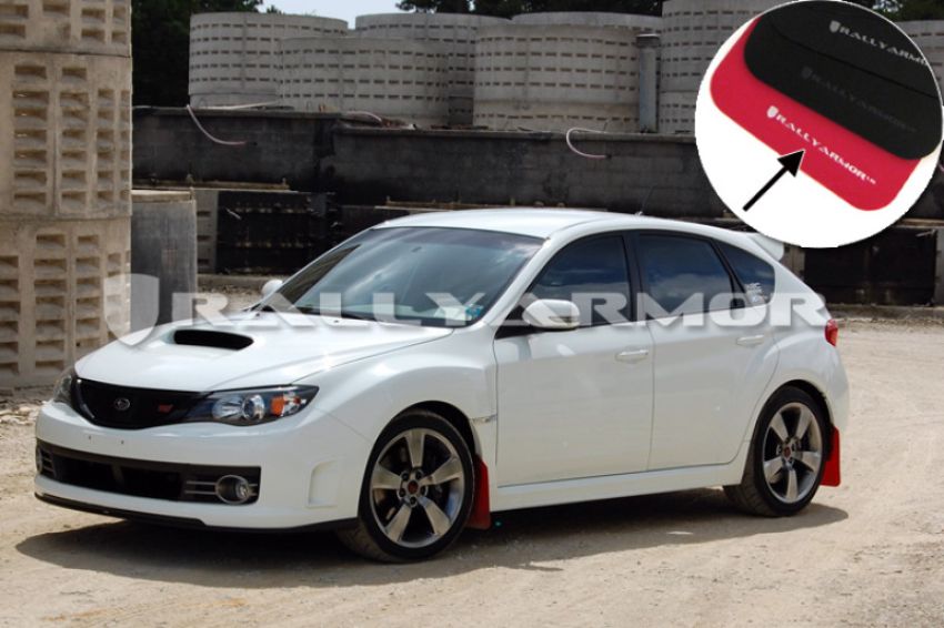 Rally Armor MF15-UR-RD/WH Red Mud Flap/White Logo