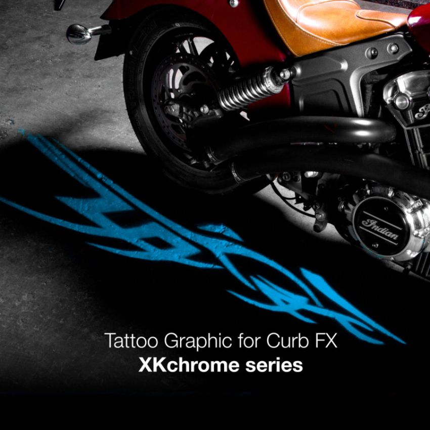XKGLOW XK-CFX-FILM-TATOO XK Glow 2pc CurbFX Film+Optic Tatoo Style