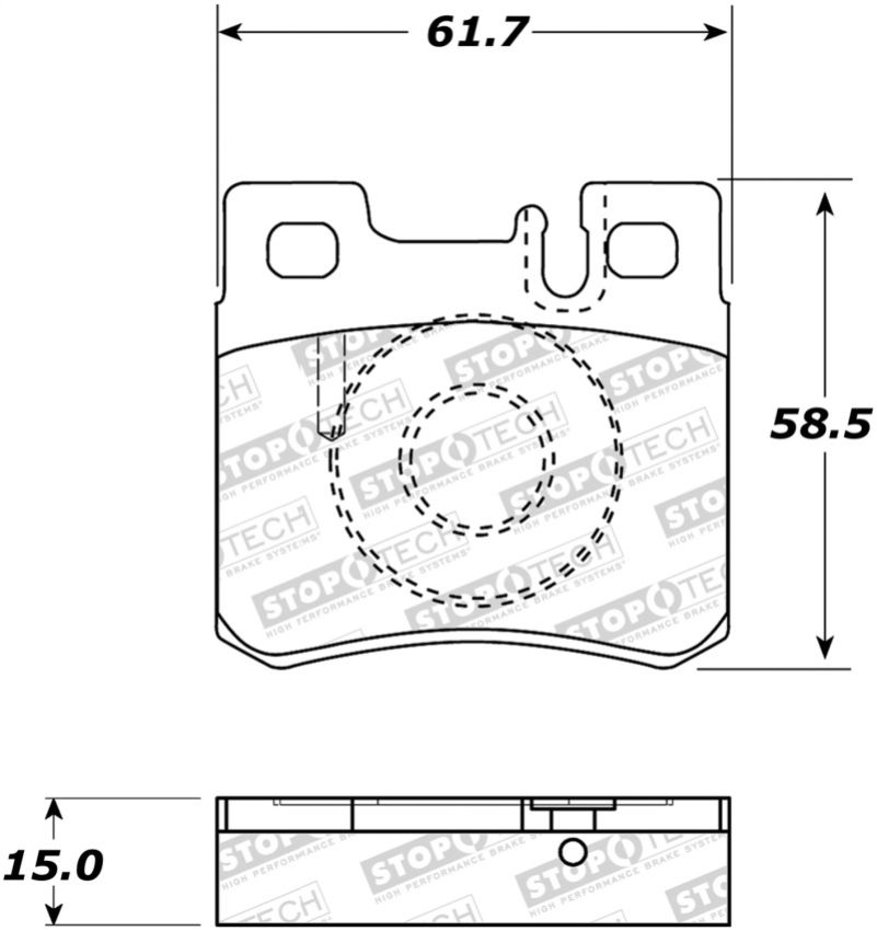 Stoptech 308.04950 Street Brake Pads