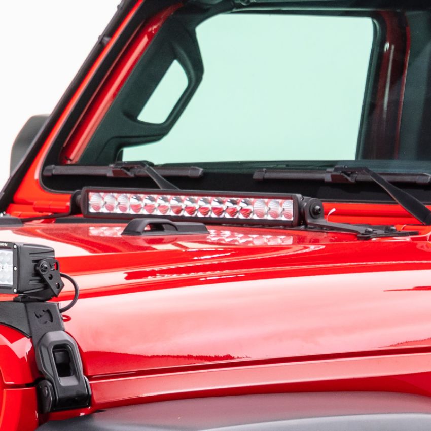Go Rhino 731200T 18-20 Jeep Wrangler JL/JLU/Gladiator JT Light Mount - 20in Single Row