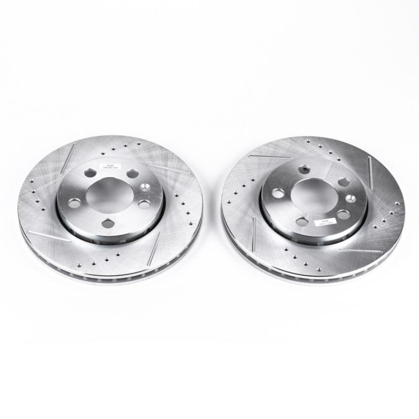 PowerStop EBR647XPR PowerStop Evolution Performance Drilled, Slotted & Plated Brake Rotor Pair