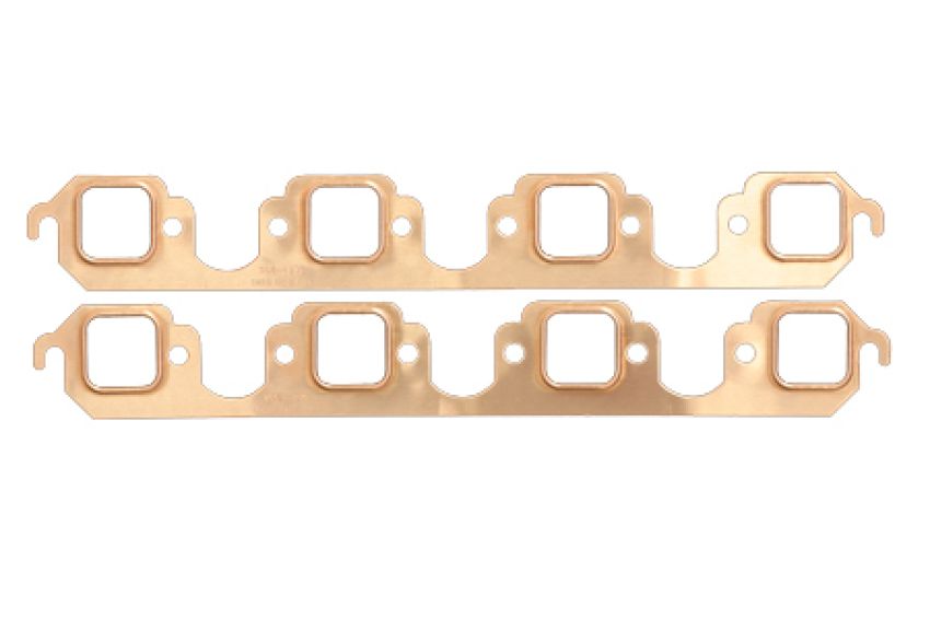 SCE GASKETS 4235 PRO COPPR EMBSSD EXH FORD 460 90-94 EFI RNDED SQUARE PORT