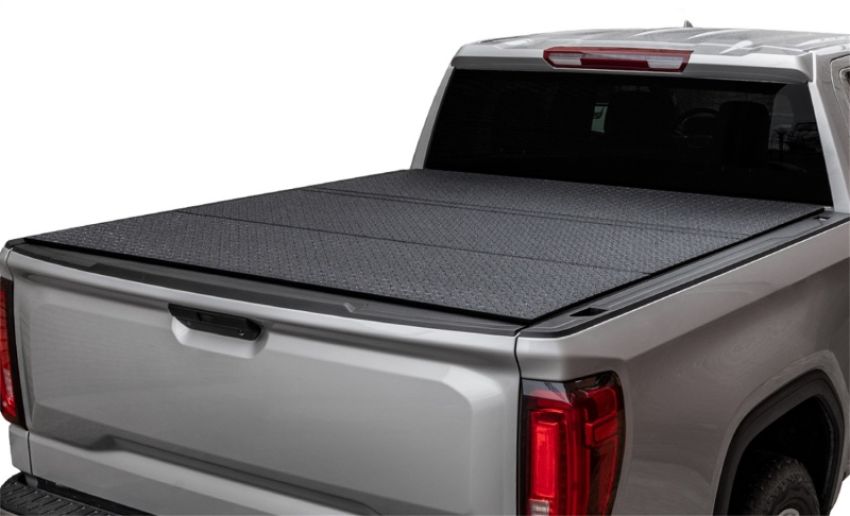 Access B4050099 LOMAX Tri-Fold Cover 07-17 Toyota Tundra  - 5ft 6in Bed (w/Deck Rail)