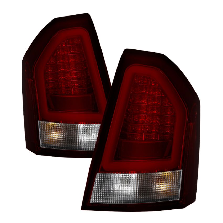 SPYDER 5083395 LED Tail Lights - Version 2 - Red Clear