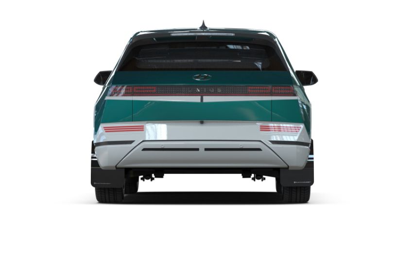 Rally Armor MF87-UR-BLK-SIL Black Mud Flap/Silver Logo