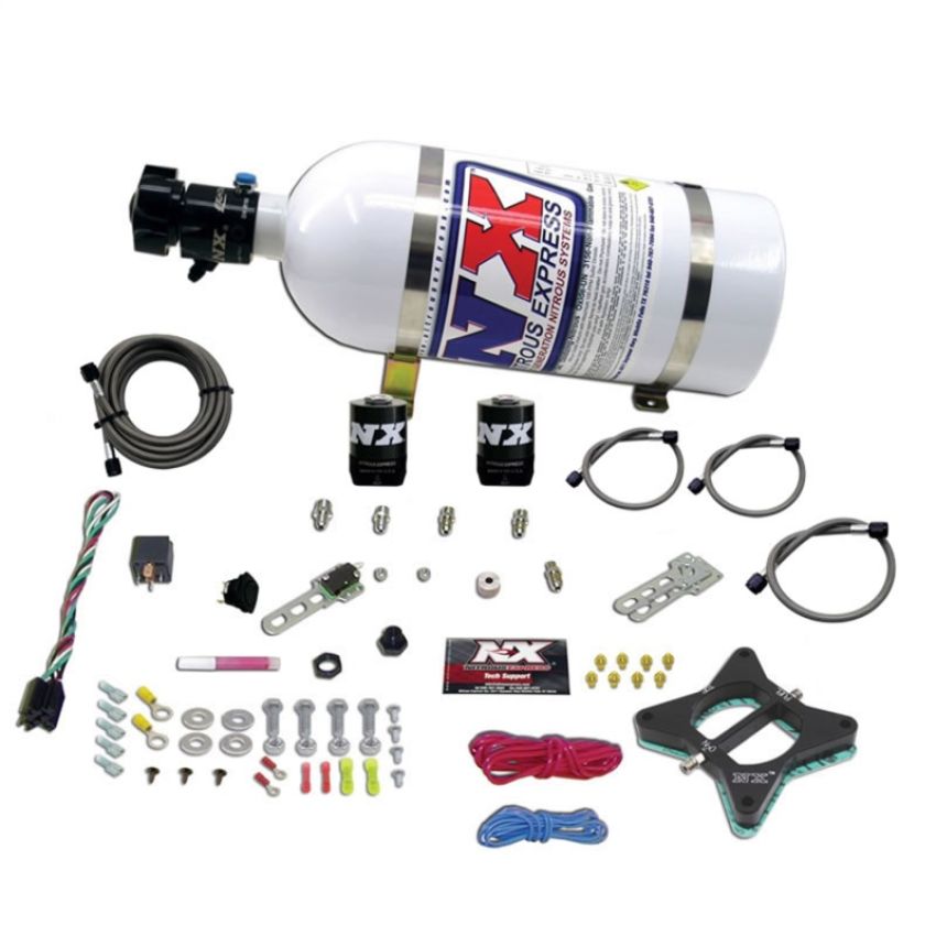 Nitrous Express 20946-10 4.6L 2 VALVE PLATE SYSTEM WITH 10LB BOTTLE