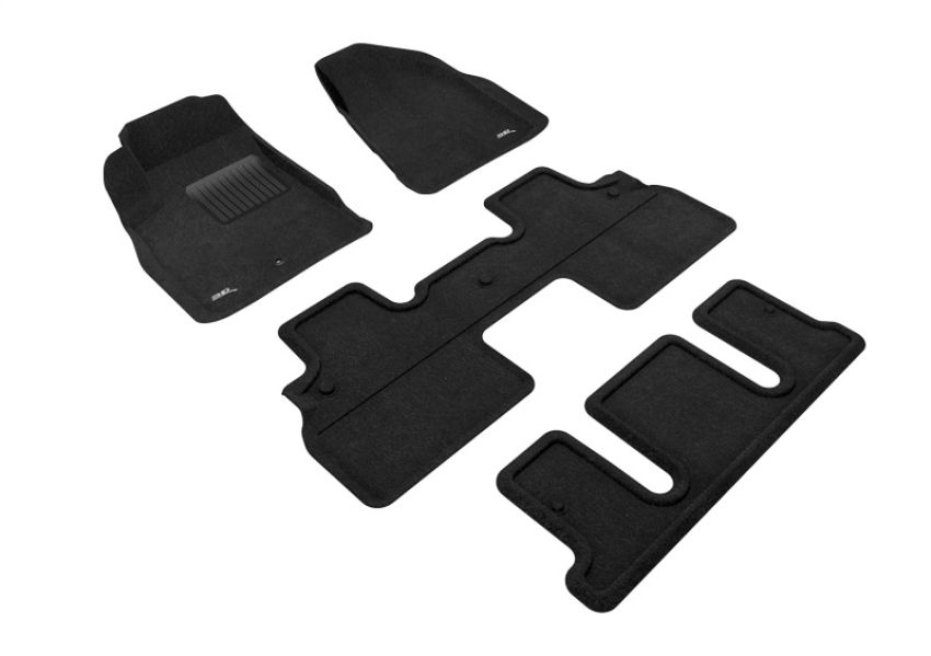 3D MAXpider L1BC02304709 08-17 Buick Enclave With Bucket 2nd Row Elegant Black R1 R2 R3