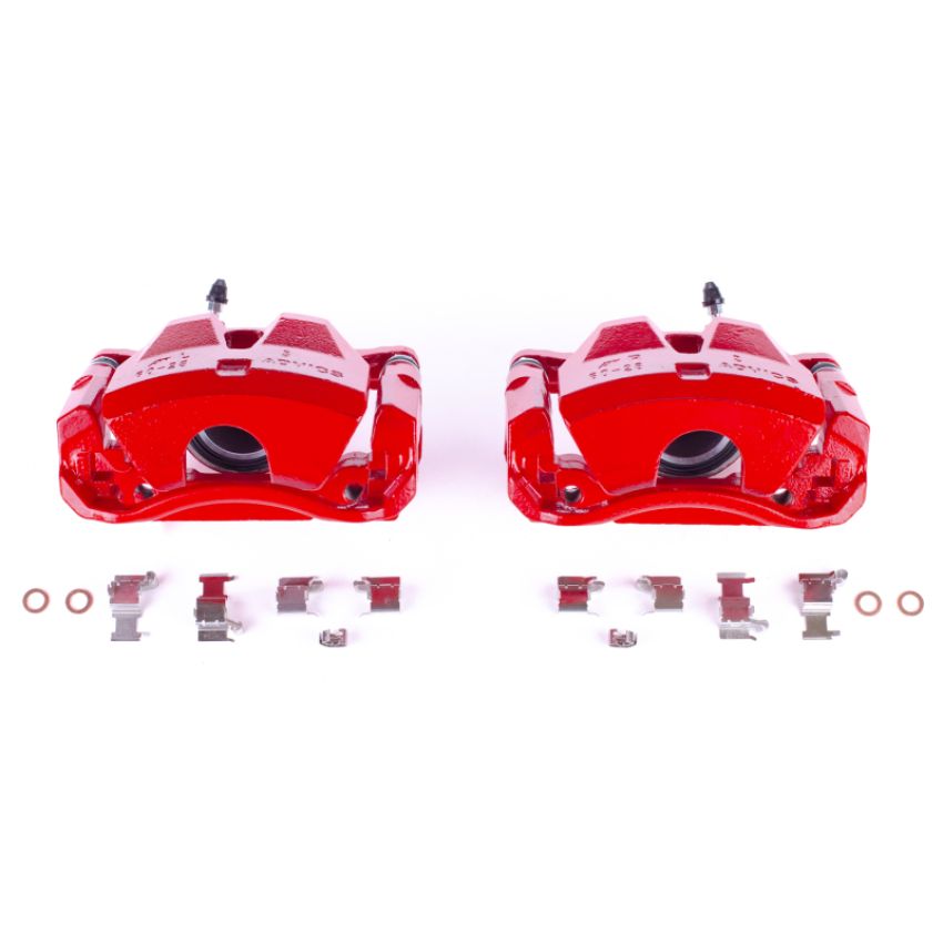 PowerStop S3218 Red Powder Coated Calipers