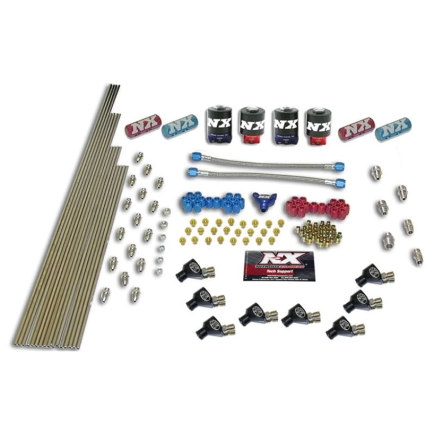 Nitrous Express 13388 8-CYL NXL NOZZLE INTAKE PLUMBING KIT (INCL. ALL NECESSARY HARDWARE)