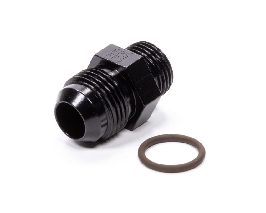 FRAGOLA FRG495105-BL #10 x 3/4-16 (#8) Radius O-Ring Fitting Black