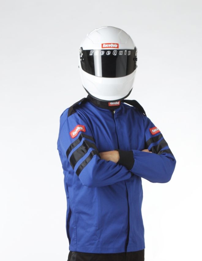 Racequip 111022 Blue SFI-1 1-L Jacket - Small
