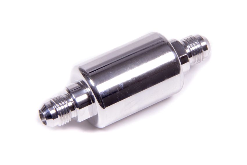 Russell Performance Polished Aluminum (3in Length 1-1/4in dia. -6 male inlet/outlet)
