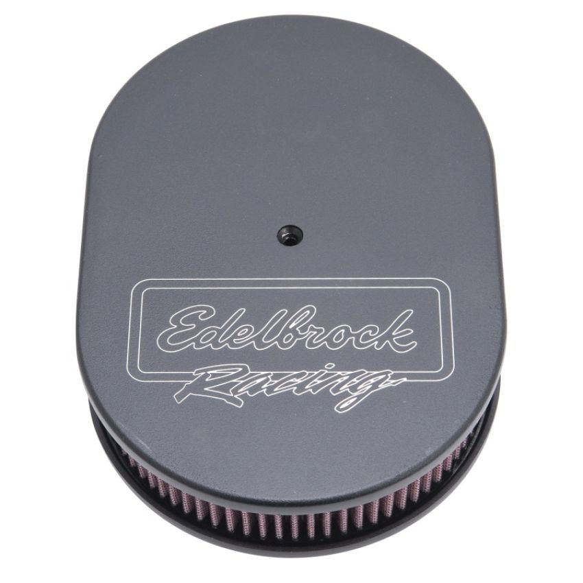 EDELBROCK EDE42203 Oval Air Cleaner Assm. - Black