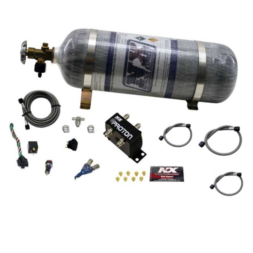 Nitrous Express 20420-12 PROTON SERIES NITROUS SYSTEM W/ 12LB BOTTLE