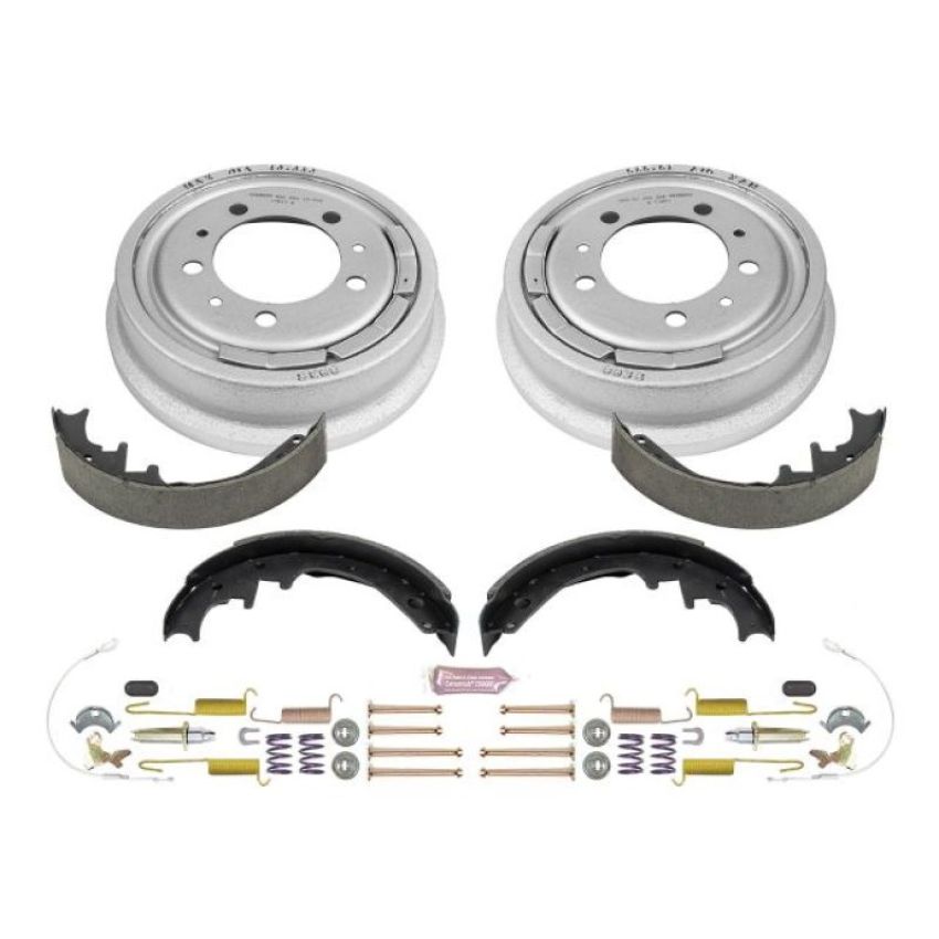PowerStop KOE15277DK Power Stop 82-83 Jeep CJ5 Rear Autospecialty Drum Kit