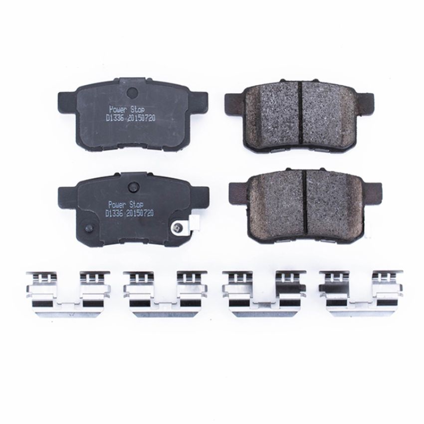 PowerStop 17-1336 PowerStop - Z17 Low-Dust Ceramic Brake Pads with Hardware