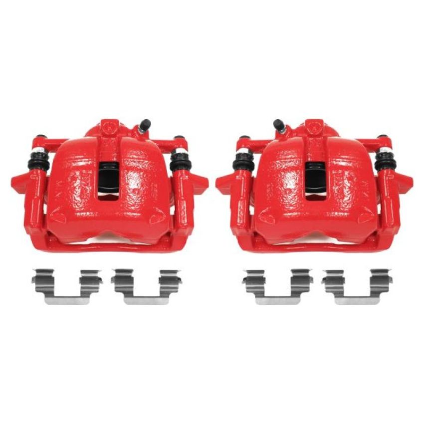 PowerStop S3320 Red Powder Coated Calipers
