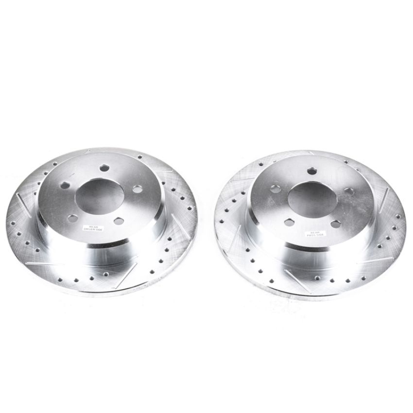 PowerStop AR8737XPR PowerStop Evolution Performance Drilled, Slotted & Plated Brake Rotor Pair