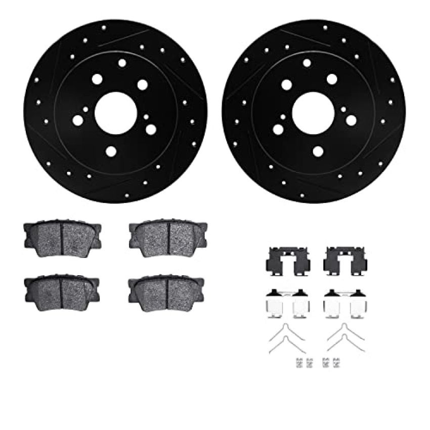 Dynamic Friction 8512-76177 Rotor Kit