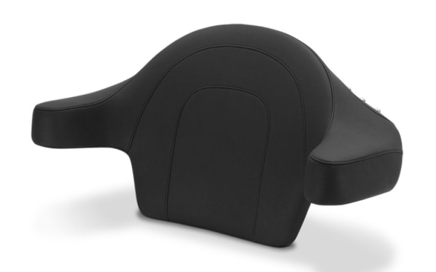 Mustang Motorcycle 76853 Mustang 08-21 Harley Electra Glide,Rd Glide,Rd King,Str Glide Extended Arm Wrap w/Studs - Black