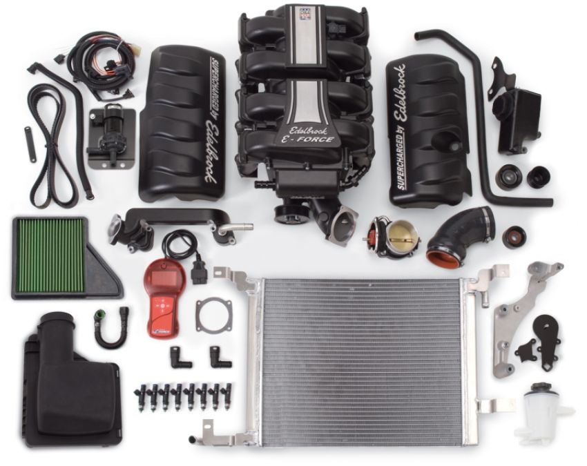Edelbrock 1582 Supercharger Stage 1 - Street Kit 2010-2010 Ford Mustang 4 6L 3V w/ Tuner