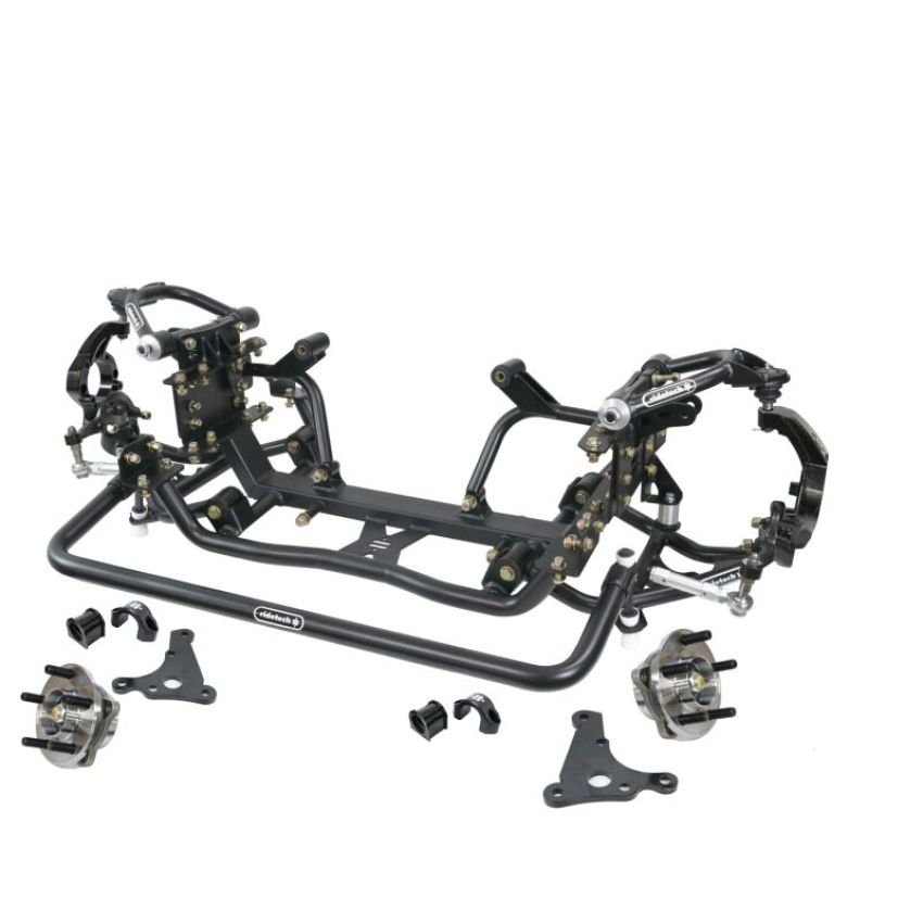 Ridetech 12312798 Front suspension system with hub spindles for 1965-1979 F-100, 2WD.