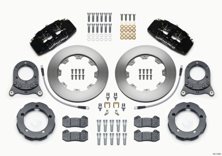 Wilwood 140-13303 Dynapro 6 Front Hat Kit 11.75in Rotor 66-75 Ford Bronco Dana 30/44 w/Lines
