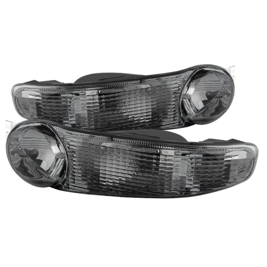SPYDER 9027093 Xtune GMC Sierra Denali 00-06 Bumper Lights Smoke CBL-GD00-SM