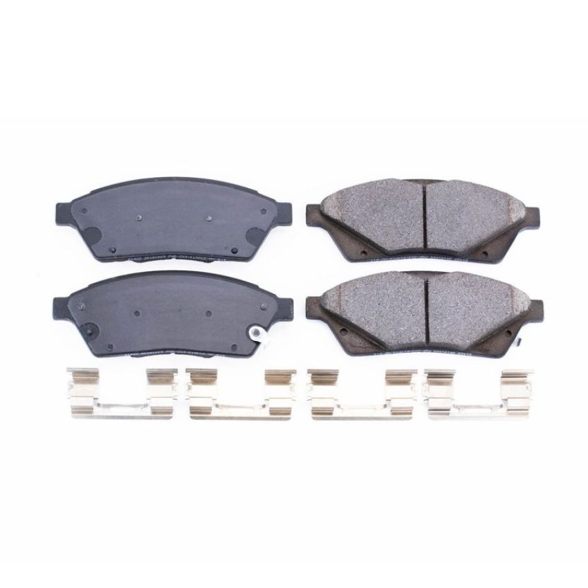PowerStop 17-1422 PowerStop - Z17 Low-Dust Ceramic Brake Pads with Hardware