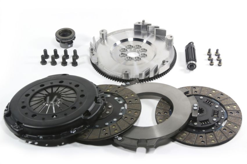 DKM Clutch MS-006-005 BMW E34/E36/E39/E46/Z3 (6 Cyl) MS Twin Disc Clutch w/Steel Flywheel (660 ft/lbs Torque)
