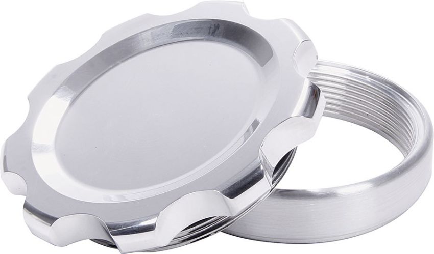 ALLSTAR PERFORMANCE ALL36177 Filler Cap Polished with Weld-In Steel Bung Large