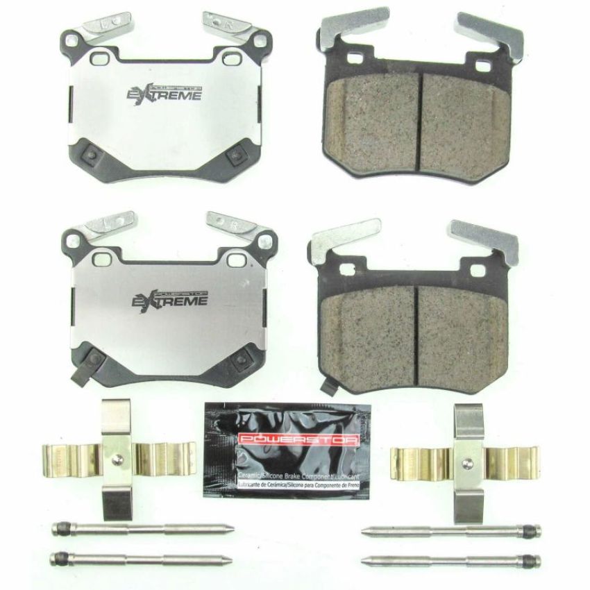 PowerStop Z26-2144 PowerStop - Z26 Performance Carbon-Fiber Ceramic Brake Pads with Hardware Kit