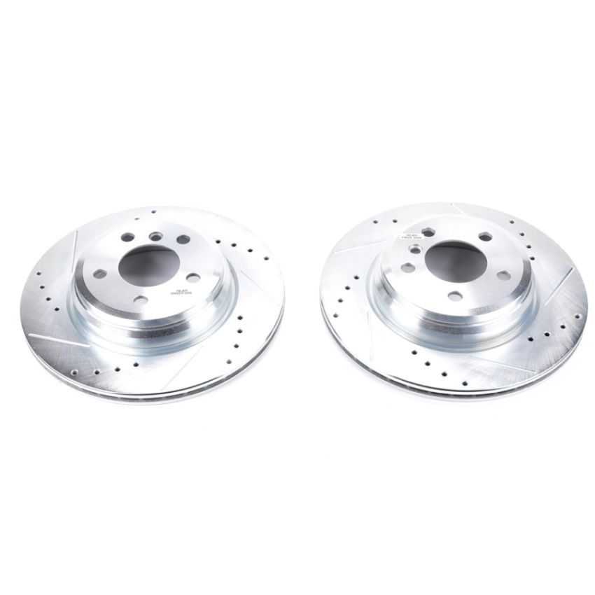 PowerStop EBR1414XPR PowerStop Evolution Performance Drilled, Slotted & Plated Brake Rotor Pair