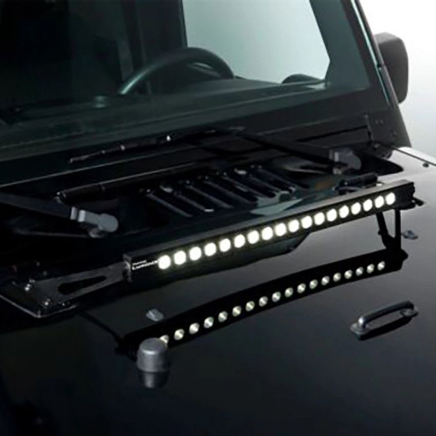 Putco 10020JK 07-18 Jeep Wrangler JK - 20in Luminix Light Bar w/ Hood bracket Luminix Jeep LED Kits