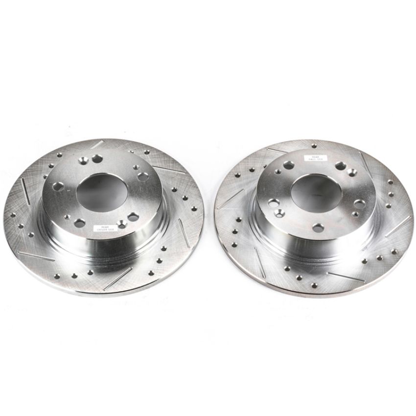 PowerStop JBR964XPR PowerStop Evolution Performance Drilled, Slotted & Plated Brake Rotor Pair