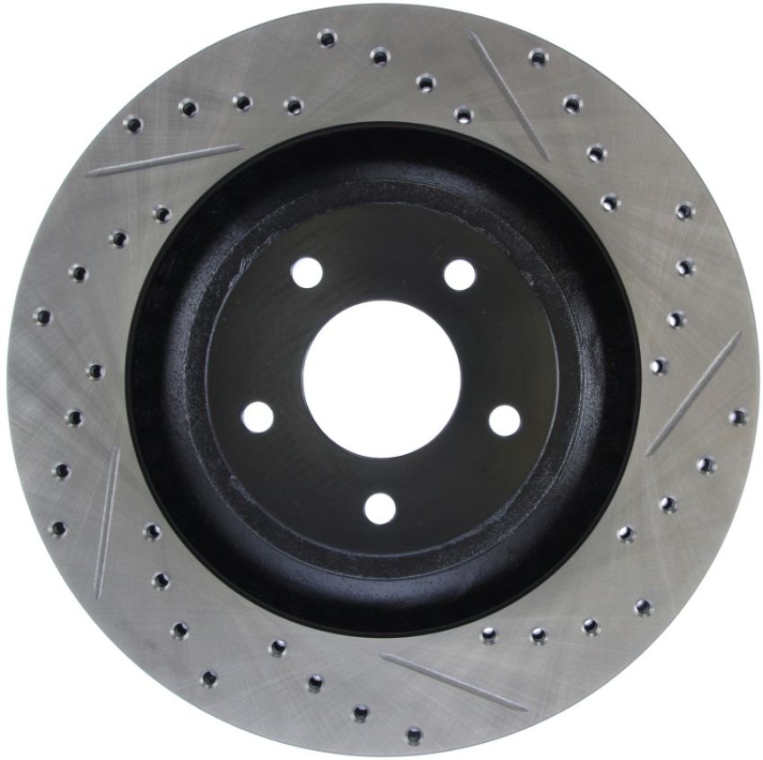 Stoptech 127.63072L Slotted & Drilled Sport Brake Rotor