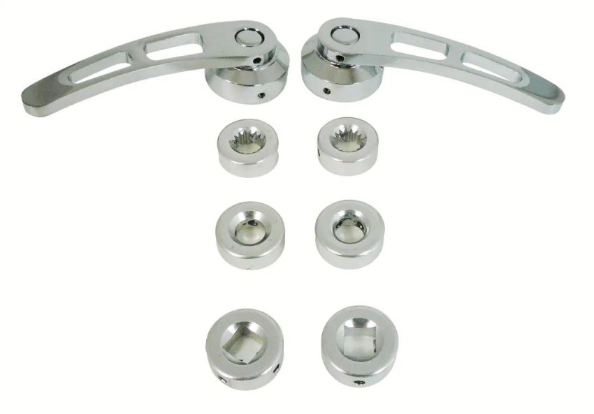 RACING POWER CO-PACKAGED RPCR8406 Chrome Alum Door Handle 4-1/4In Long