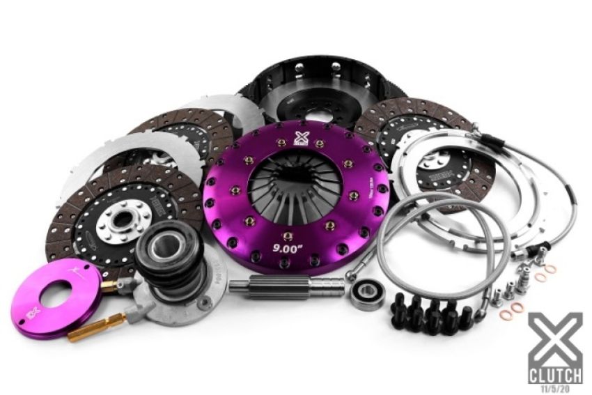 XCLUTCH XKCR23630-3G 09-13 Chevrolet Corvette ZR1 6.2L 9in Triple Solid Organic Clutch Kit