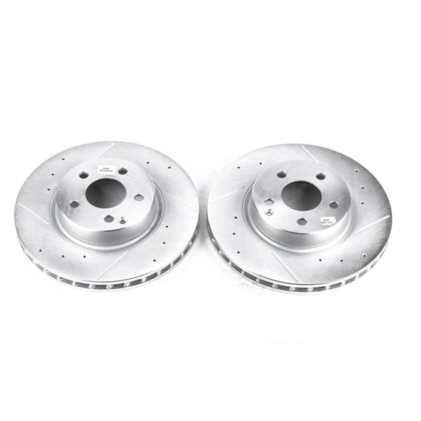 PowerStop EBR862XPR PowerStop Evolution Performance Drilled, Slotted & Plated Brake Rotor Pair