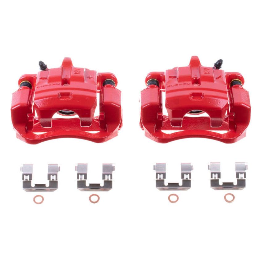 PowerStop S7092 Red Powder Coated Calipers
