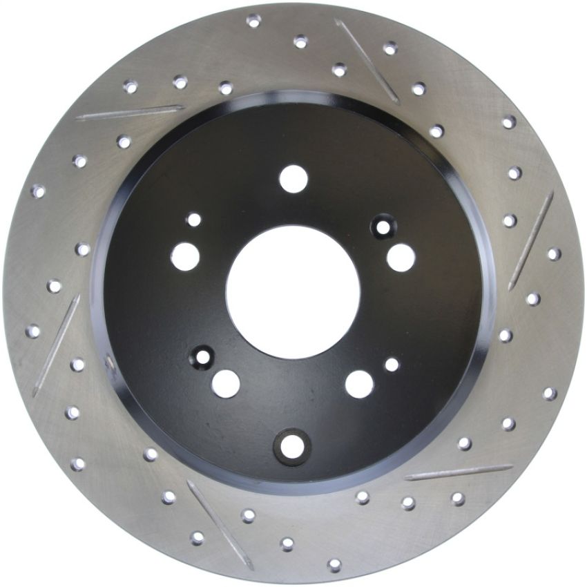 Stoptech 127.40072L Slotted & Drilled Sport Brake Rotor
