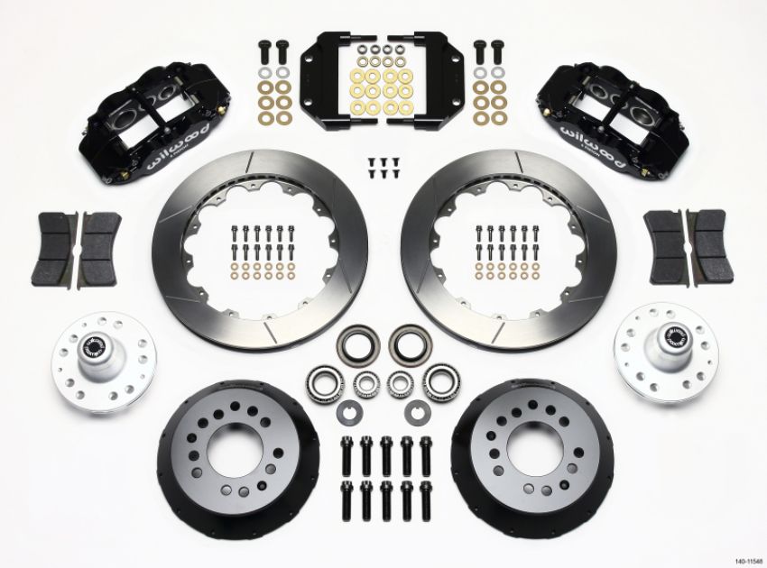 Wilwood 140-11548 Narrow Superlite 6R Front Hub Kit 12.88in Magnum Force Drop Spndle