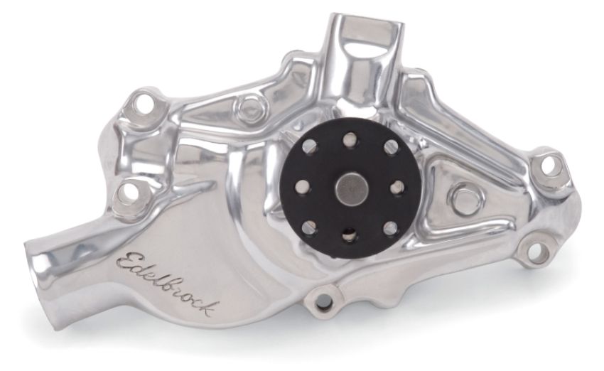 EDELBROCK EDE8820 SBC Water Pump - Short  Polished