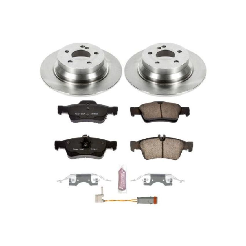 PowerStop KOE5321 OE Stock Replacement Low-Dust Ceramic Brake Pad and Rotor Kit