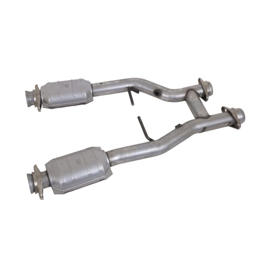 BBK Performance Parts 1538 1996-2004 MUSTANG GT/COBRA 2.5 SHORT MID H PIPE W/CONVERTERS
