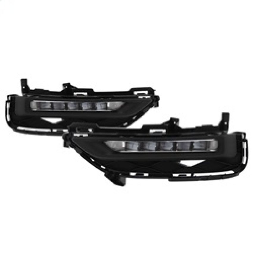 SPYDER 5083043 OEM LED Fog Lights W/Switch - Clear