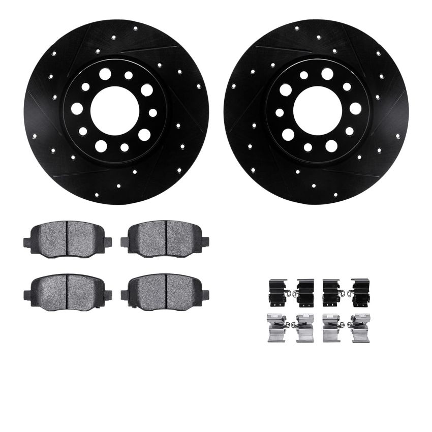Dynamic Friction 8612-42010 Rotor Kit