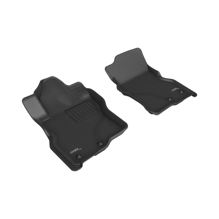 3D MAXpider L1NS13811509 22-23 Nissan Frontier Crew Cab Kagu Floor Mat Front Row - Black
