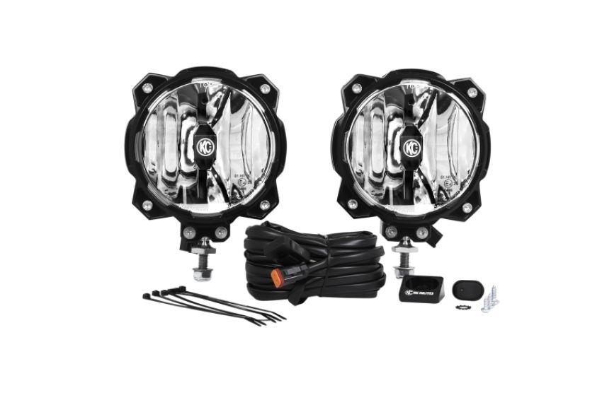 KC HiLiTES 91303 KC Pro6 Gravity LED 6in Infinity Ring Driving 2-Light System Universal