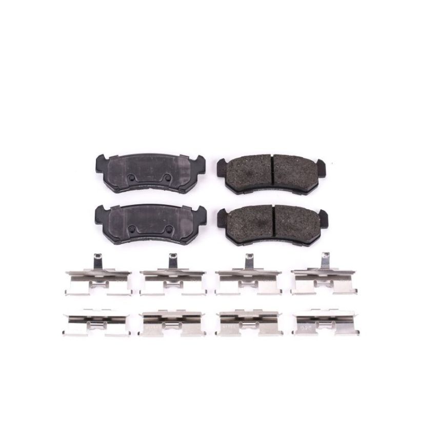 PowerStop 17-1036 PowerStop - Z17 Low-Dust Ceramic Brake Pads with Hardware